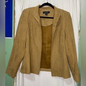 Women's Tan and Brown Jacket